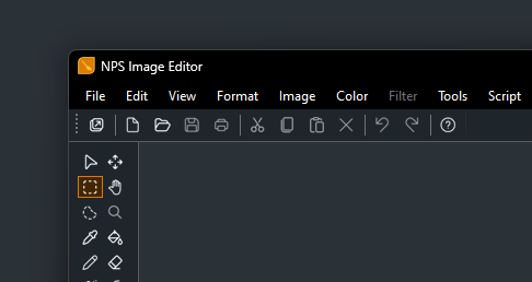 NPS Image Editor toolbox